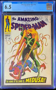 Amazing Spider-man #62 comic book cover image