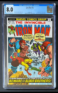 Iron Man #55 comic book cover image