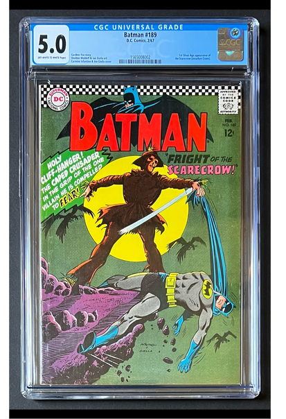 Batman #189 VG/FN CGC 5.0