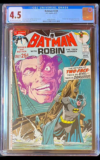 Batman #234 VG+ CGC 4.5