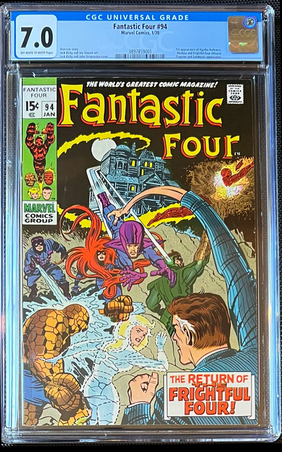 Fantastic Four #94 FN/VF CGC 7.0