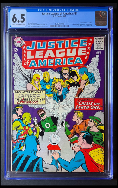 Justice League of America #21 FN+ CGC 6.5